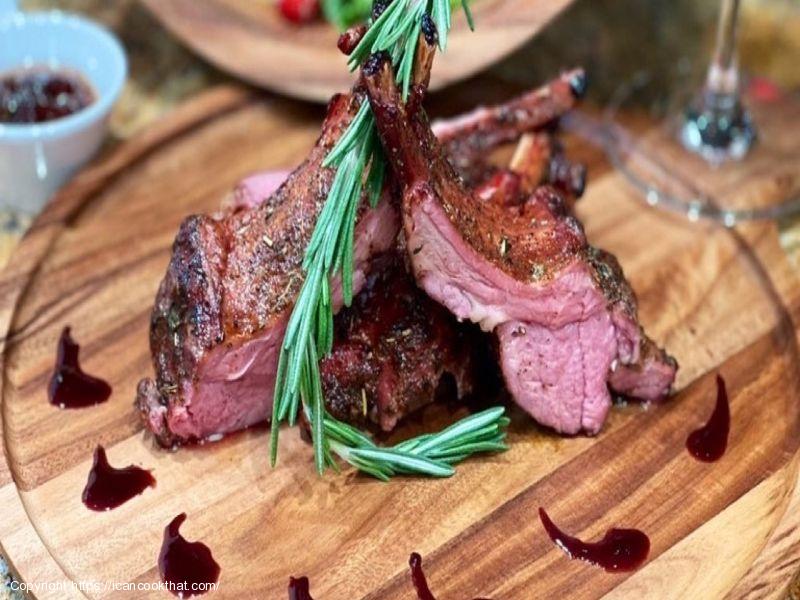 Sous Vide Lamb Chops With Fig Reduction - Grilling Method Optional 